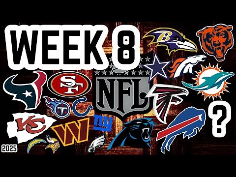 FULL NFL WEEK 8 Picks and Predictions: 2025