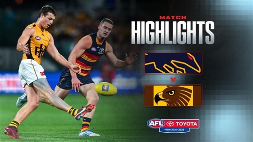 Highlights: Adelaide v Hawthorn