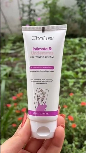 Underarm & Bikini Area Whitening Cream | Charwee Intimate Skin Cream Honest Review + How to Use