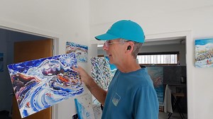 19 reactions | Les Arcs & La Plagne Ski Art Paintings from the...