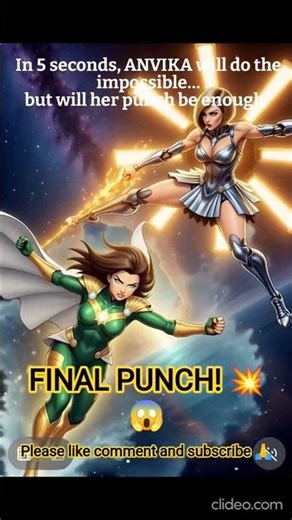 Superwoman vs Cyborg Battle: Epic Fight with Unstoppable Power Punch!#shorts #cyborg