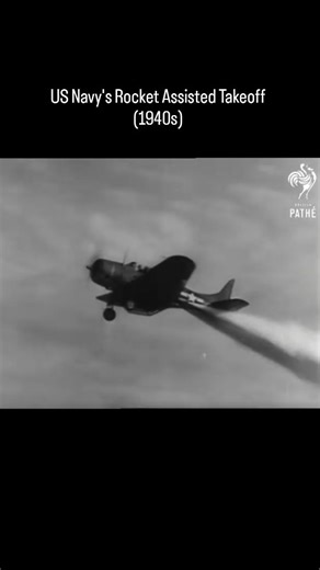 Military Aviation on Instagram: "Between 1940 and 1949, the U.S. Navy experimented with Rocket Assisted Take-Off (RATO) systems to improve the performance of carrier-borne aircraft, particularly under heavy load or in short-deck conditions. These solid-fuel rocket units provided an extra burst of thrust during takeoff, allowing fully armed or fuel-laden planes—such as fighters, torpedo bombers, and early patrol aircraft—to safely launch from aircraft carriers without catapult assistance. While R