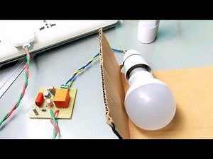 Automatic AC Night Light / LDR dark activated Light [DIY Circuit]