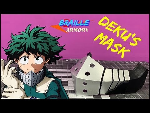 How to make deku’s mask from “My Hero Academia”