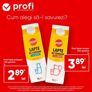 868K views · 441 reactions | Descoperă laptele Proxi cu 1.5% / 3.5% grăsime, ideal pentru cafeaua de dimineață sau cerealele preferate. Vino în magazinele Profi și bucură-te de super preț. 拏✨ | Profi | Facebook