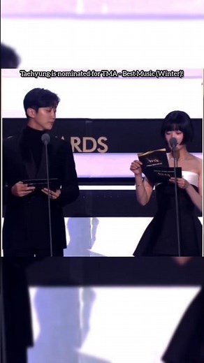 Taehyung is up for TMA - Best Music (Winter)! Let’s make him win again! #taehyungbtsv