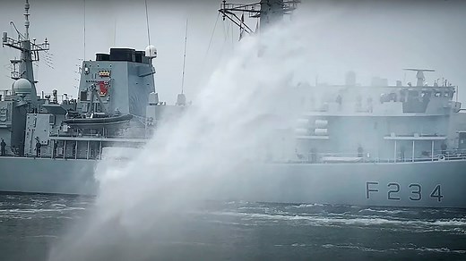 Iron Duke back in action after major refit