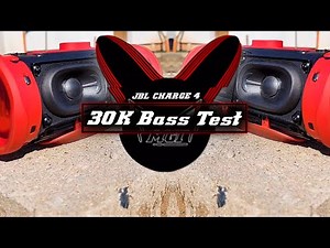 Trap Woofer- 30K Bass Test!!! (45-60Hz) | JBL Charge 4