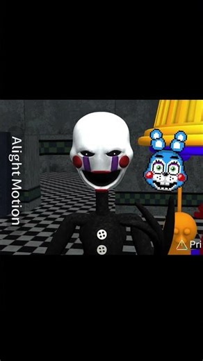 Wither Bonnie really hates toy Bonnie #alightmotion #memes