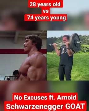 Arnold Schwarzenegger Then and Now Transformation