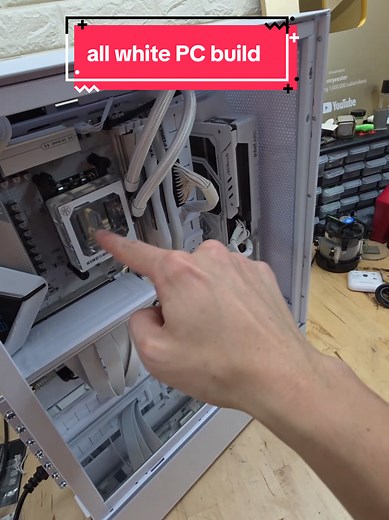 All White Gaming PC Build with Budget Components
