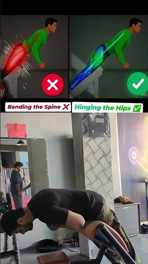 How To Do Back Extensions Correctly? #backextension #gym #motivation