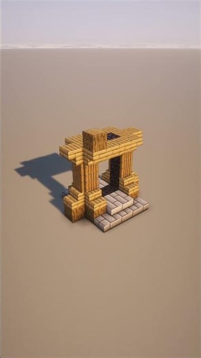 How to build a starting portal to hell in Minecraft #shorts #minecraft