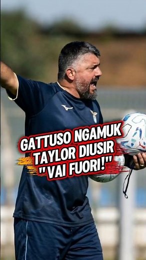Gattuso’s First Day, Immediately Kicks Out Lazio Player⁉️ #shorts #lazio #italy #football #soccer