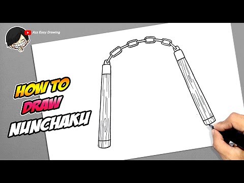 How to draw Nunchaku
