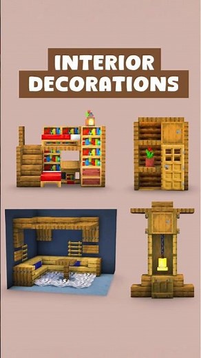 Interior Build Hacks in Minecraft!