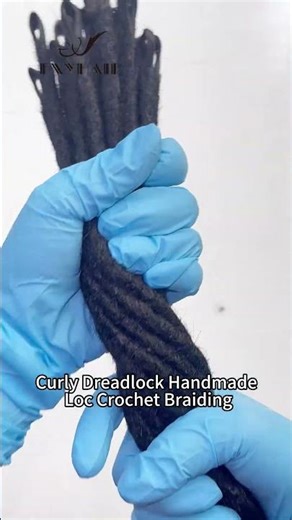 Curly Dreadlock Handmade Loc Crochet Braiding #twist #naturalhair #braids #locs #hair #hairstyle