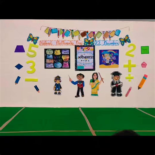 📐✨ *National Mathematics Day – Celebrating the Power of Numbers* ✨📊 Mathematics is not just about numbers, formulas, and equations — it is the language of the universe 🌍. Every calculation we make, every pattern we discover, and every problem we solve shapes the world around us 💡. India proudly celebrates *National Mathematics Day on 22nd December*, marking the birth anniversary of the legendary mathematician *Srinivasa Ramanujan* 🧠🇮🇳. A genius born in 1887, Ramanujan made extraordinary c