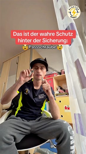 Passschraube begrenzt den Strom und verhindert falsche Sicherungen. ⚡