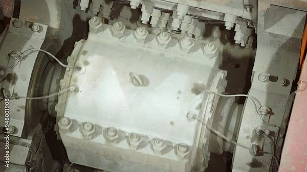 A Comprehensive Detailed Analysis of Industrial Machinery Components and Their Functions. Stock Clip