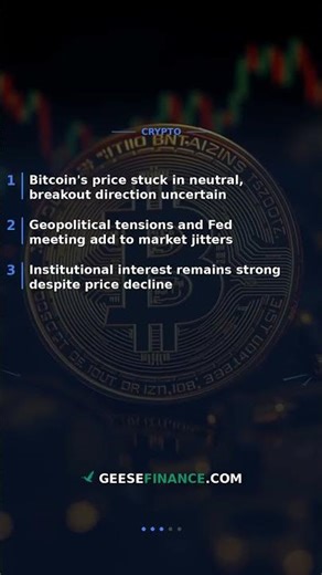 Bitcoin's Sideways Trading: A Breakout or Breakdown Looms?