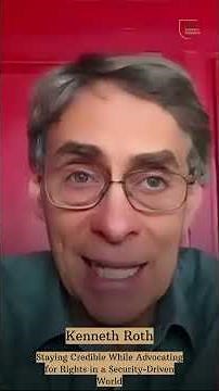 Righting Wrongs with Kenneth Roth: Security vs Human Rights