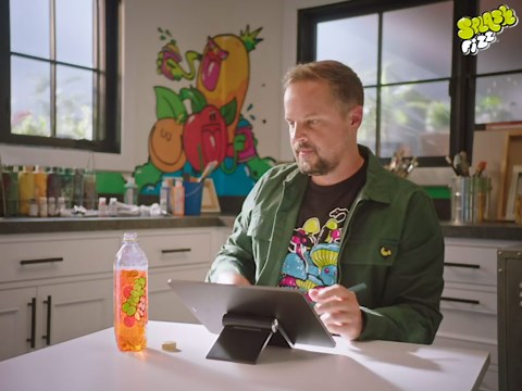 Splash Fizz, Lemonade Flavored Sparkling Water, Zero Sugar, with Electrolytes, 20 Fl Oz, 12 Pack