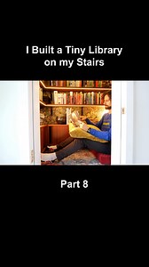 Building a secret compartment for my tiny library. Full video on YouTube! Channel: Morley Kert . #DIY #3Dprinting #woodworking #library #secretroom | Morley Kert