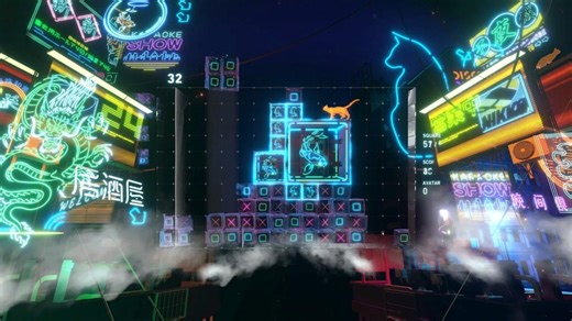 Lumines Arise combines that addictive puzzling flow with a killer soundtrack