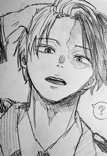 ヒロアカ男子キャラの髪かきあげシーン