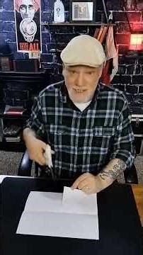 PAPER Magic Trick Anyone Can Learn (Simple Illusion Explained) #papermagic #learnmagic #magictricks