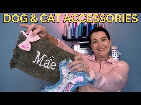 Embroidery in small tricky spaces for dog & cat accessories with your Melco Machine & Design Shop