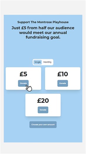 We’ve had a few enquiries this week about donating online, so we wanted to share a wee reminder that our website makes it easy to support us — with options for one-off donations or regular monthly giving, if you’re in a position to do so. DONATE HERE ➡️ https://montroseplayhouse.co.uk/donate/ If you’ve enjoyed a film, event, or special gathering here, we would be so grateful for your support — big or small. Every contribution truly makes a difference. 🙏 Every pound we generate goes straight bac