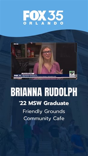 Monmouth University School of Social Work on Instagram: "Our alumni from the ‘22 MSW class, Brianna Rudolph, is thriving in the leadership of The Friendship Place, where it is located the @friendlygroundscafe 🤩 This cafe serves not only coffee but an amazing initiative for the special needs community to get real world job skills! If you’re traveling to Clermont, Florida, in the Spring break, make sure to add this spot to your list💙 📎 Link for the complete interview in the