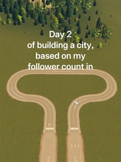 Day 2 of building my Cities: Skylines city with unlimited resources. No new followers today, so we didn’t add any new buildings, but I started laying the base for the city’s first center. Drop your ideas in the comments and help shape what this district becomes. #citiesskylines #citybuilder #citybuilding #simulationgame #gaming #gametok #pcgaming #buildacity #citydesign #gamingcontent