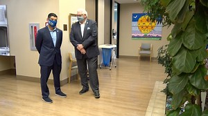 Congressman Raul Ruiz tours Barbara Sinatra Children's Center to raise awareness about child abuse