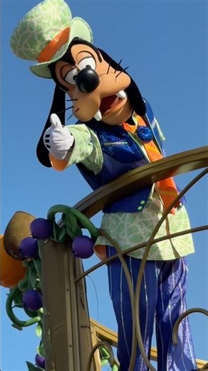ディズニーパレードでグーフィーからファンサ貰えた #ヴァネパル #ディズニー #ヴァネロペ #ディズニーランド #パルパルーザ