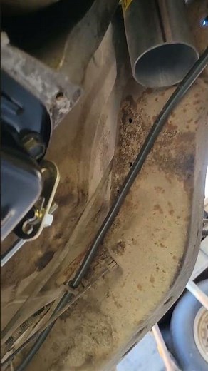 Chevy S-10 working on fuel line