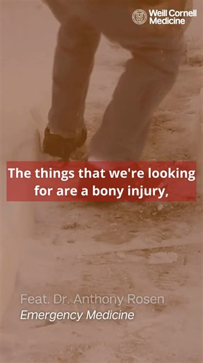 Not every fall needs emergency care—but some do. Know the signs: ✅ Loss of consciousness, even briefly ✅ Severe pain or inability to move ✅ Head injury, confusion, or dizziness ✅ Uncontrolled bleeding or swelling ✅ Chest pain or trouble breathing Even if you “feel fine,” symptoms can show up later. When in doubt, get checked out. | Weill Cornell Medicine | Facebook