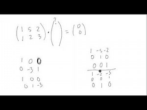 Using Smith Normal Form to find vectors that span the kernel