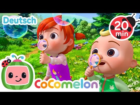 Bist Du Glücklich & Du Weißt Es 🫧 CoComelon Deutsch | Cartoons und Kinderlieder