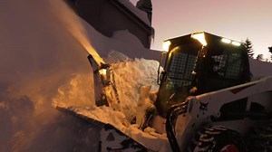 Lights. Loader. Action! Add a side lighting kit to your Bobcat loader to brighten up your nighttime winter work. Enter your loader model number to find the right kit here: https://bddy.me/2SQEsGR | Bobcat Company