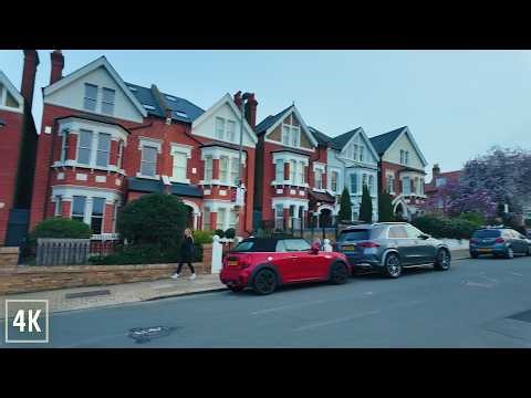 London Walk | Balham to Clapham at Sunrise 4K