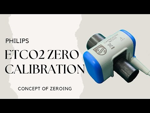 Etco2 Zero Calibration | Philips | Process of zeroing | Concept of zeroing | Why is it necessary