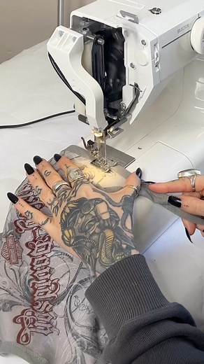 Lucinda Joy Ashworth on Instagram: "Another Harley rework 🏍️"