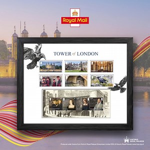 12 reactions | Stunning new stamps and souvenirs take us on a journey through the history of world-famous castle the Tower of London. | Royal Mail | Facebook