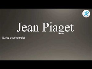 How to pronounce Jean Piaget