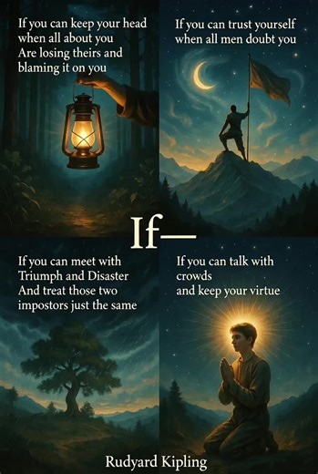 Visual Representation of Kipling's 'If' Poem