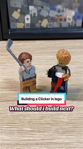 Building a Clicker from The Last of Us in Lego