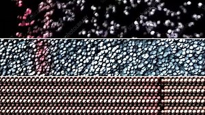 Sound waves through different media - Stock Video Clip - K002/8523